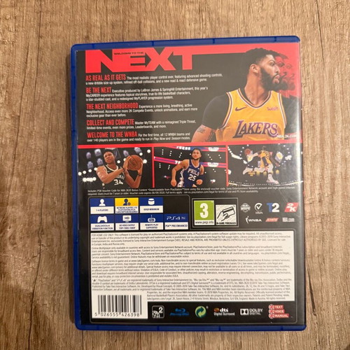 NBA 2K20 for PS4 and PS5 like new