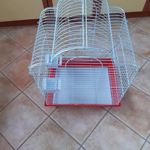 Parrot cage like new, dimensions 48x50x70 cm