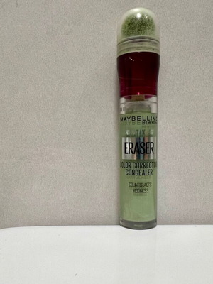 Maybelline Colour Eraser Corrector used (green)