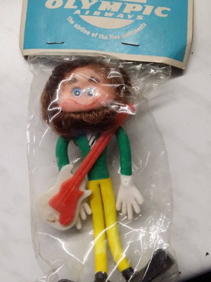 Olympic Airways doll new, collectible 1970s souvenir