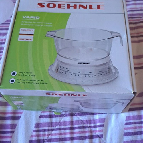 Soehnle analog kitchen scale used, up to 500g
