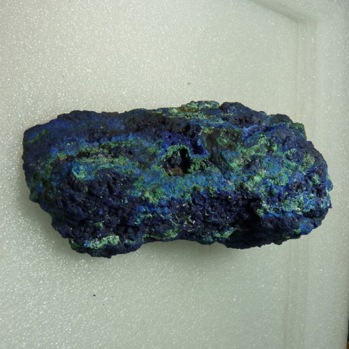 Azurite Malachite mineral from Lavrio 720g 14x6.5x6 cm new