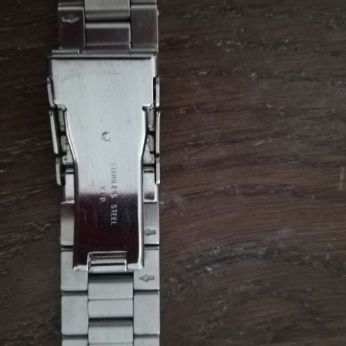 Timex T2N505 men's wristwatch used non-working with metal bracelet