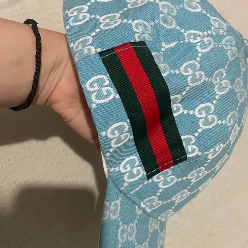 Gucci cap, turquoise, size S