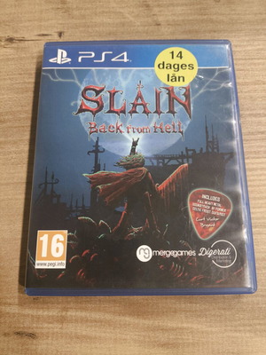Slain Back From Hell PlayStation 4 (PS4) like new, English version