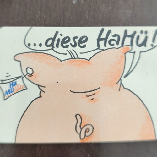 German phone card used