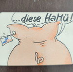German phone card used
