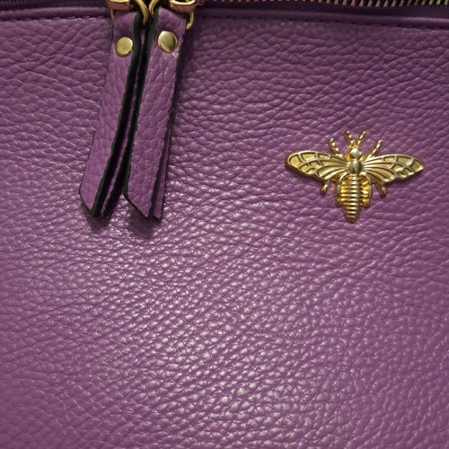 Banana crossbody bag like new, purple