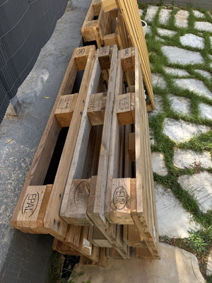 Euro pallet used, price per piece