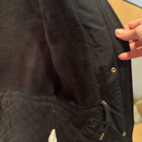Zara jacket used, black, size M with small tear