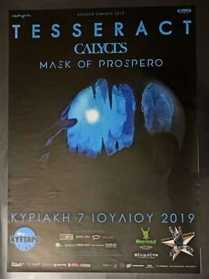 Tesseract, Calyces, Mask Of Prospero poster, Kyttaro 2019 new