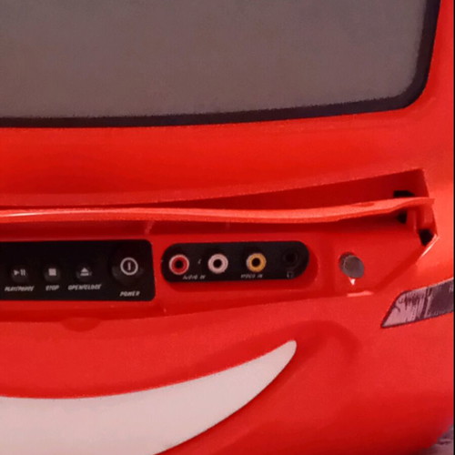 Cars McQueen Disney TV like new with decoder gift