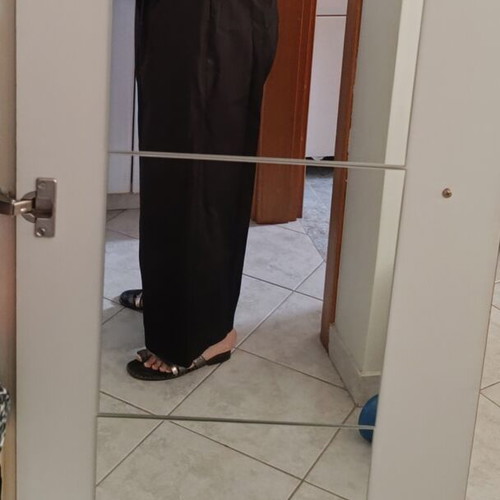Zara wide-leg pants black like new, XXL