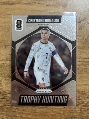 Cristiano Ronaldo 2026 Prizm FIFA World Cup Trophy Hunting sticker #17