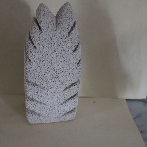 Obsidian African face sculpture