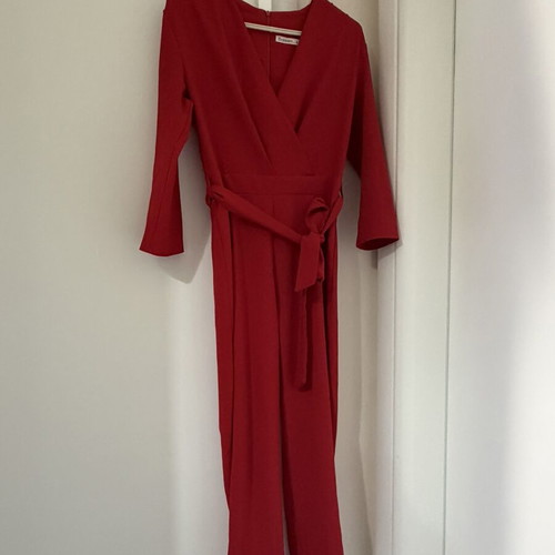 Jumpsuit small new, red