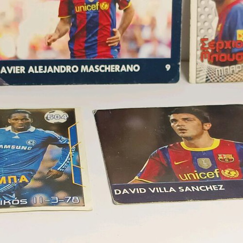 Football stickers used, pack