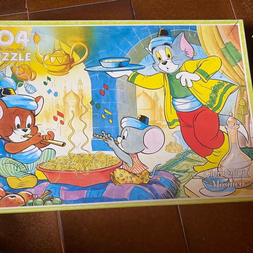 Tom and Jerry puzzle 104 pieces complete