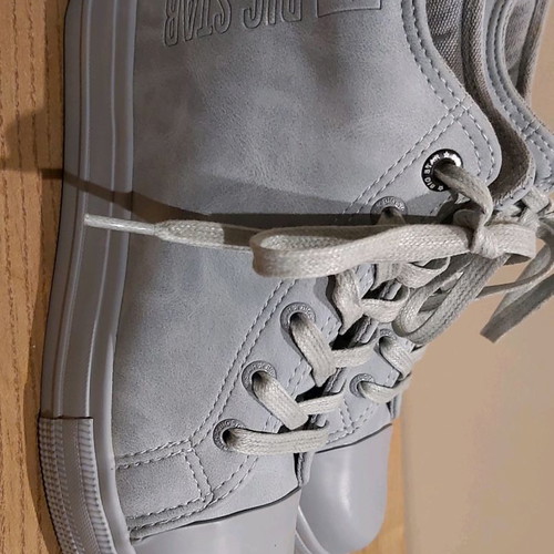 Big Star women's ankle boots new, grey, size 37, faux leather