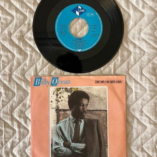 Billy Ocean Loverboy 7" 45rpm vinyl single like new