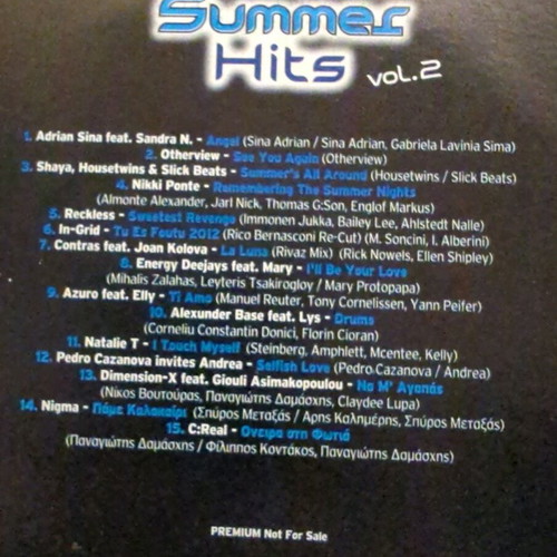 Summer Hits 2012 Vol.2 CD like new