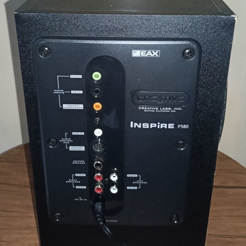 Creative Inspire P580 Subwoofer used with original transformer and cables