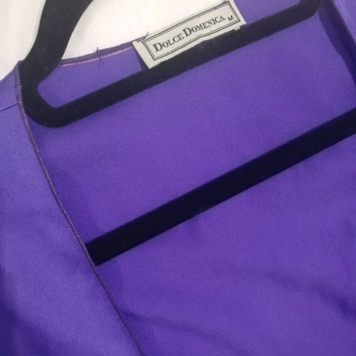 Dolce Domenica shirt wrap style like new, purple