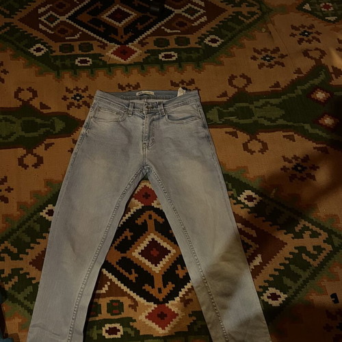 Zara blue jeans used, size 38