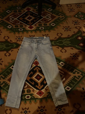Zara blue jeans used, size 38