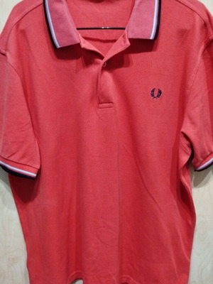 Fred Perry Polo t-shirt polo shirt L like new, coral
