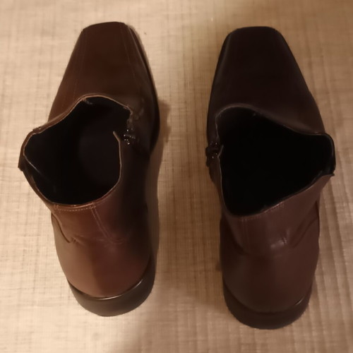 Boxer leather men's boots size 41 new, brown