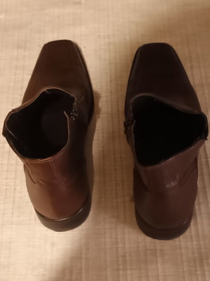 Boxer leather men's boots size 41 new, brown