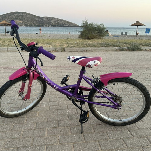 Style Mascot 20” kids bicycle used, pink-purple