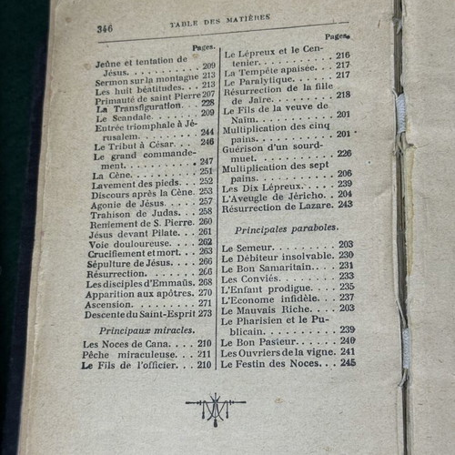 French religious book used, Alexandria 1932, pocket size