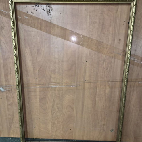 Wooden frame for canvas, mirror, photo, poster, gold