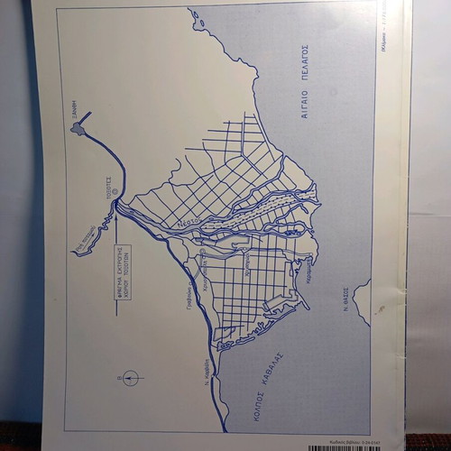 Plan of transportation and hydraulic works used