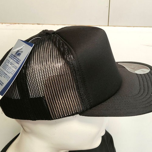 Atlantis 890 Snap five-panel jockey cap new, black unisex