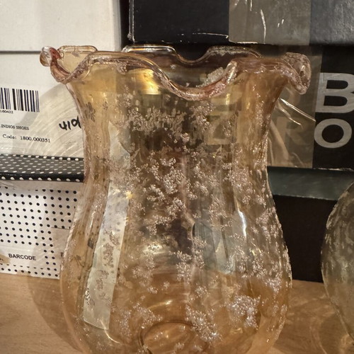 Lampshades pack of 4 semi-transparent, like new, ecru color