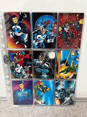 The Punisher War Journal Entry Complete Base Set σαν καινούργιο Marvel 1992 Trading Cards