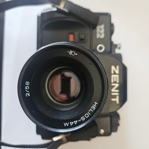 Zenit 122 with Helios 44M-5 58mm f/2 lenses used, set of 2
