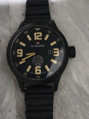 Naviforce wristwatch like new, men's, black