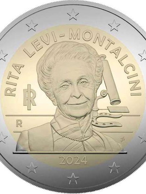 Ιταλία 2 Ευρώ 2024 UNC αναμνηστικό νόμισμα Montalcini