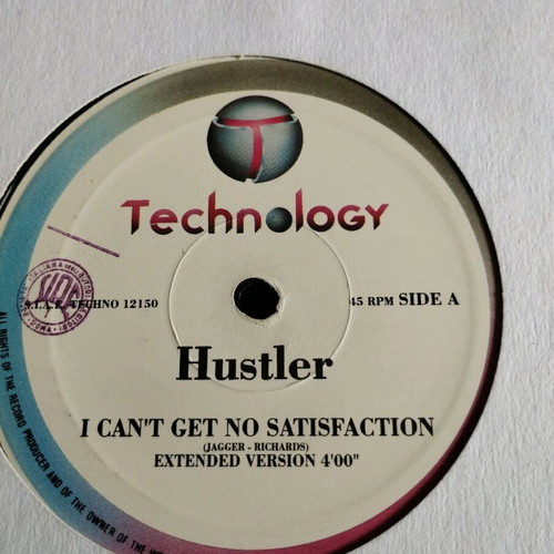 Hustler I Can't Get No Satisfaction 12" single used, electronic