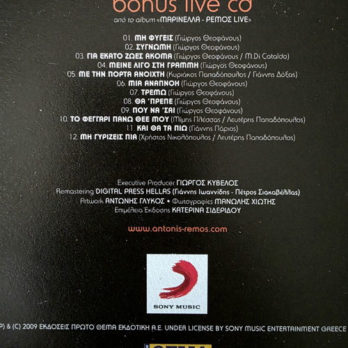Antonis Remos Einai Kati Nyhtes CD used, entechno
