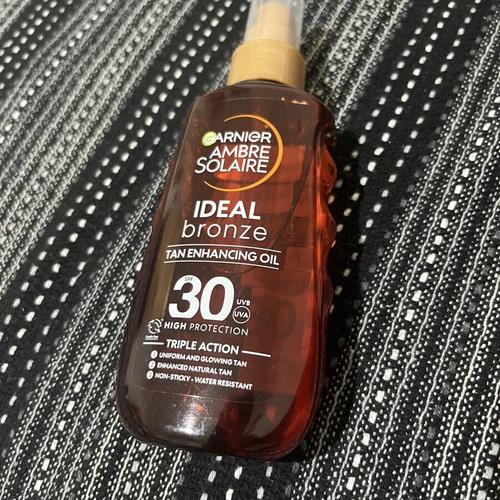 Garnier tanning oil new
