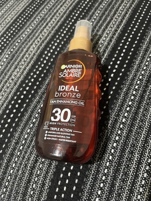 Garnier tanning oil new