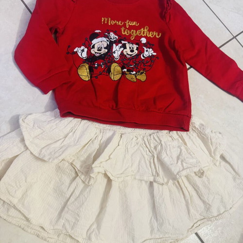 Girls' clothing set, age 2, Pepco H&M Disney Mothercare Mandarino