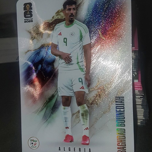 Baghdad Bounedjah Panini World Cup 2026 Kayou Colour Blast card in perfect condition
