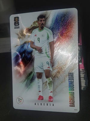 Baghdad Bounedjah Panini World Cup 2026 Kayou Colour Blast card in perfect condition