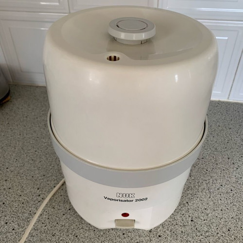 Nuk Vaporisator 2002 electric baby bottle sterilizer like new, vintage Germany